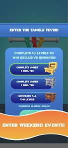 Screenshot 7 for Tangle Master 3D MOD APK 42.12.9 (Unlimited Money) Android