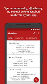 Screenshot 2 for Autosync for MEGA MegaSync MOD APK 6.3.3 Android