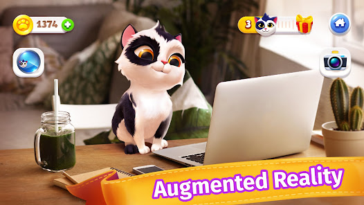 Screenshot 6 for My Cat Virtual pet simulator MOD APK 3.0.0.0 (Unlimited Money Unlocked VIP) Android
