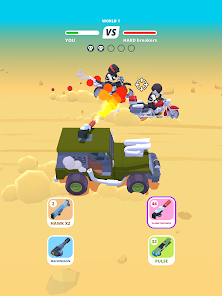 Screenshot 8 for Desert Riders Car Battle Game MOD APK 1.4.28 (Unlimited Money Immortality) Android