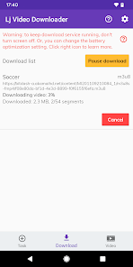 Screenshot 4 for Lj Video Downloader m3u8 mp4 MOD APK 1.1.46 (Premium Unlocked) Android