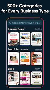 Poster Maker Flyer Maker MOD APK 1.3.3 (Premium Unlocked) Android screenshot