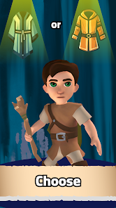 Screenshot 2 for Mage Legends Wizard Archer MOD APK 1.6.14 (God Mode One Hit Coins) Android