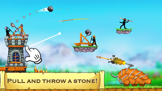 Screenshot 2 for The Catapult 2 bone masters MOD APK 7.2.4 (Unlimited Money) Android