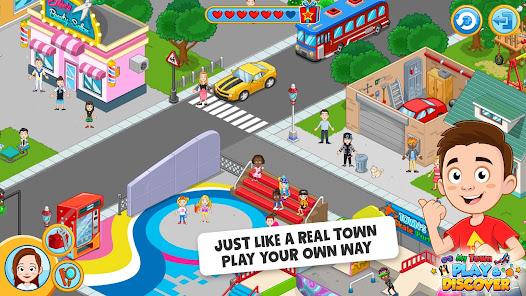 Screenshot 1 for My Town Build a City Life MOD APK 1.29.2 (VIP Unlocked) Android