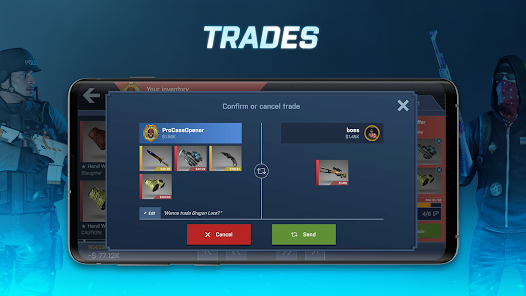 Screenshot 7 for Case Opener skins simulator MOD APK 2.37.0 (Unlimited Money) Android