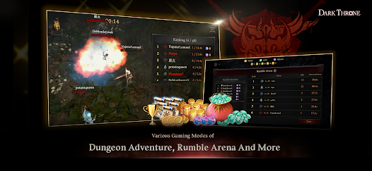 Screenshot 2 for Dark Throne The Queen Rises MOD APK 2.1.0 (Attack Multiplier God Mode) Android