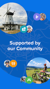 Screenshot 6 for Bikemap Cycling Tracker Map MOD APK 18.0.1 (Premium Unlocked) Android