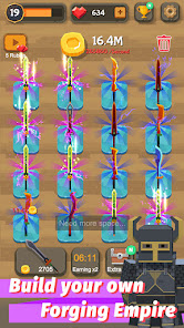 Screenshot 4 for Merge Sword MOD APK 1.9.6 (Instant Achievement Reward) Android