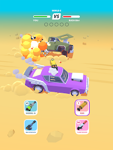 Screenshot 5 for Desert Riders Car Battle Game MOD APK 1.4.28 (Unlimited Money Immortality) Android