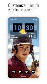 Screenshot 2 for Sense Flip Clock Weather APK v7.09.1 (Premium) Android