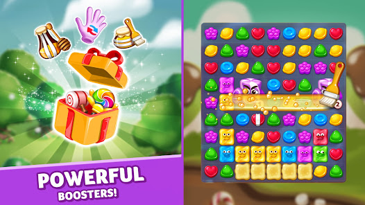 Screenshot 2 for Lollipop Marshmallow Match3 MOD APK 24.0201.00 (Auto Win) Android