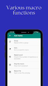 Screenshot 3 for Touch Macro Pro Auto Clicker MOD APK 2.1.2 (Premium Unlocked) Android