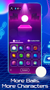 Screenshot 3 for Tiles Hop EDM Rush Mod APK 6.11.2 (money) Android