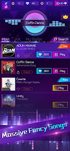 Screenshot 1 for Smash Colors 3D Swing Dash MOD APK 1.1.14 (Unlimited Money) Android