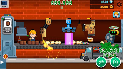 Screenshot 2 for Factory Inc Mod APK 2.3.80 (money) Android