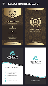 Screenshot 5 for Ultimate Business Card Maker MOD APK 1.3.5 (Premium Unlocked) Android