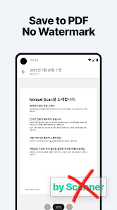 Screenshot 3 for Easy PDF Scanner Nomad Scan MOD APK 0.21.4 (Premium Unlocked) Android