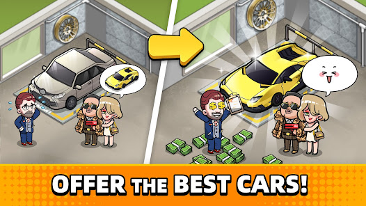 Screenshot 4 for Used Car Tycoon Game MOD APK 23.7.6 (Unlimited Money VIP) Android