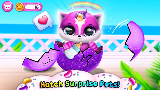 Screenshot 3 for Fluvsies A Fluff to Luv MOD APK 18.1.9 (Unlimited Money) Android