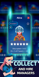 Screenshot 4 for Idle Planet Miner MOD APK 2.6.29 (Free Purchase) Android