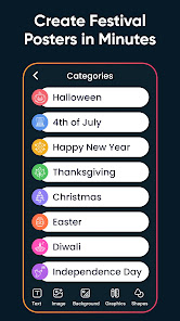 Screenshot 5 for Poster Maker Flyer Maker MOD APK 1.3.3 (Premium Unlocked) Android