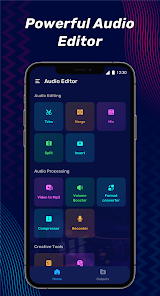 Screenshot 2 for Audio Editor Music Editor MOD APK 1.01.61.1211 (VIP Unlocked) Android