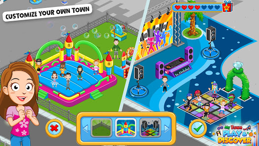 Screenshot 2 for My Town Build a City Life MOD APK 1.29.2 (VIP Unlocked) Android