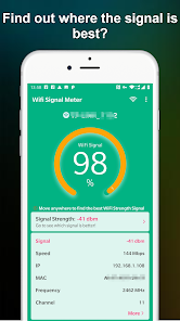 WiFi Signal Strength Meter MOD APK 1.1.3 (Premium Unlocked) Android screenshot