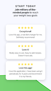 Screenshot 8 for Calorie Counter by Fat Secret MOD APK 9.31.0.4 (Premium Unlocked) Android