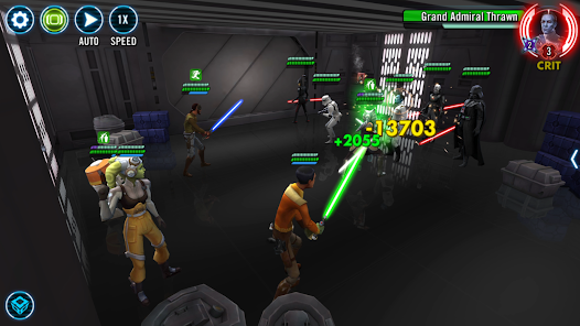 Screenshot 8 for Star Wars Galaxy of Heroes MOD APK 0.33.1484006 (God Mode Always Turn) Android