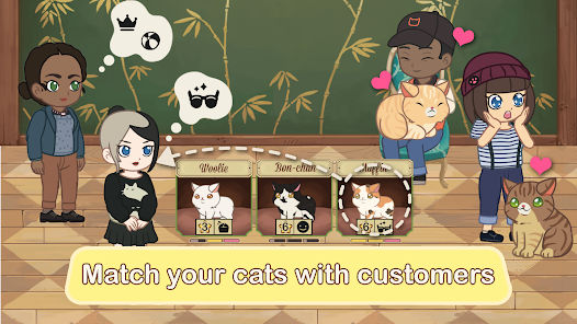 Screenshot 3 for Furistas Cat Cafe MOD APK 3.070 (Unlimited Money) Android