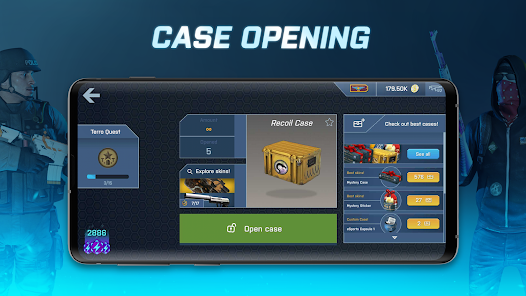 Screenshot 6 for Case Opener skins simulator MOD APK 2.37.0 (Unlimited Money) Android