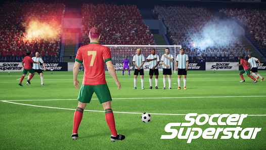 Screenshot 1 for Soccer Super Star Mod APK 0.2.63 Android