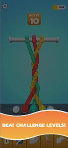 Screenshot 6 for Tangle Master 3D MOD APK 42.12.9 (Unlimited Money) Android