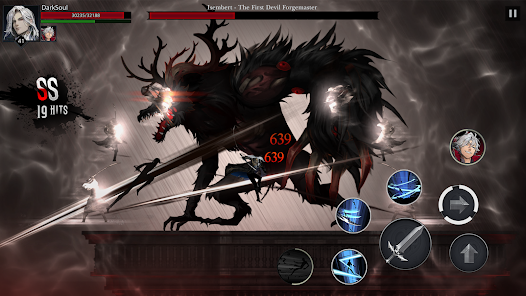 Screenshot 1 for Shadow Slayer Demon Hunter MOD APK 1.2.40 (Unlimited Money Menu) Andriod