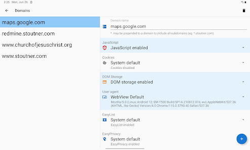 Screenshot 7 for Privacy Browser APK 3.17 (Full Version) Android