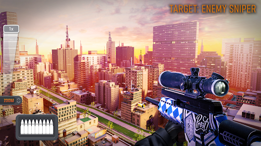 Screenshot 4 for Sniper 3D Gun Shooting Games Mod APK 6.11.0 (money) Android