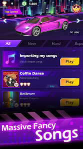 Screenshot 7 for Beat Racing Car EDM MOD APK 2.2.1 (Unlimited Money God Mode) Android