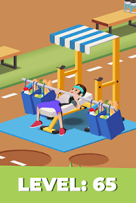 Screenshot 3 for Idle Fitness Gym Tycoon Game MOD APK 1.7.5 (Unlimited Money) Android