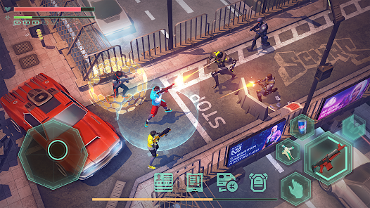 Screenshot 5 for Cyberika Action Cyberpunk RPG APK 1.2.1 Android