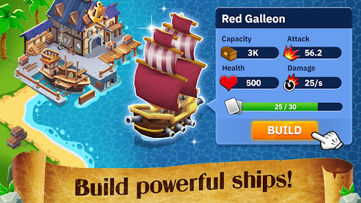 Screenshot 4 for Idle Pirate Tycoon MOD APK 1.19.0 (Unlimited Money) Android