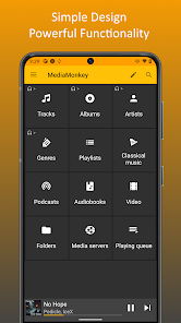Screenshot 1 for Media Monkey MOD APK 2.0.1.1202 (Premium Unlocked) Android