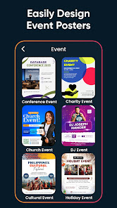 Screenshot 6 for Poster Maker Flyer Maker MOD APK 1.3.3 (Premium Unlocked) Android