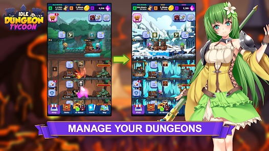 Idle Dungeon Tycoon 2.1.0 (Unlimited Money Tickets Keys) Android