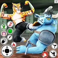 Kung Fu Animal Fighting Games MOD APK 1.4.1 (Free Shopping) Android